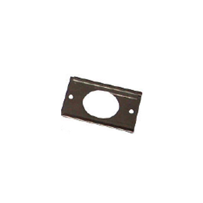 : TEF 7721 Cladding exit plate, single bend M25, AISI316